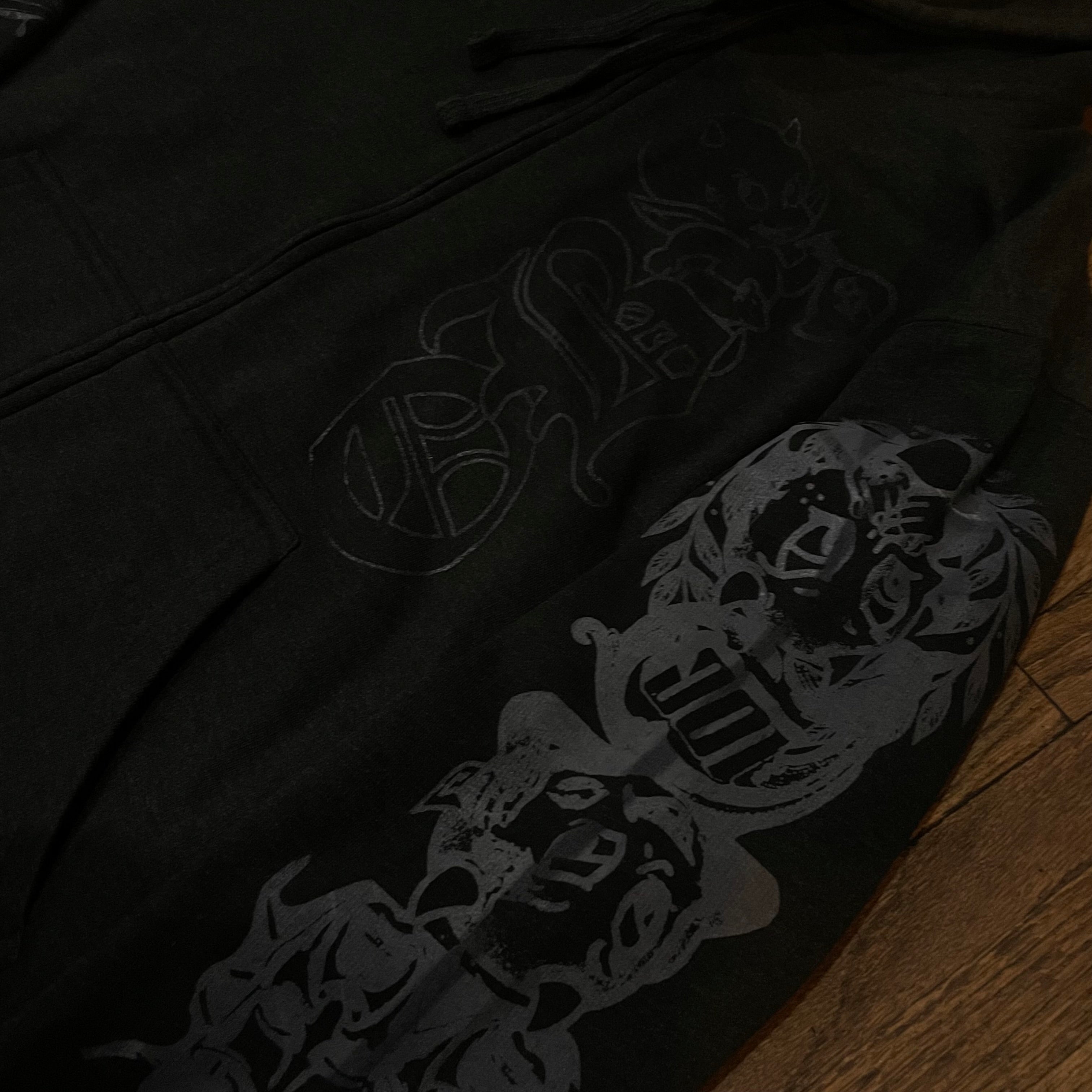 OB👺 zip up (charcoal grey)