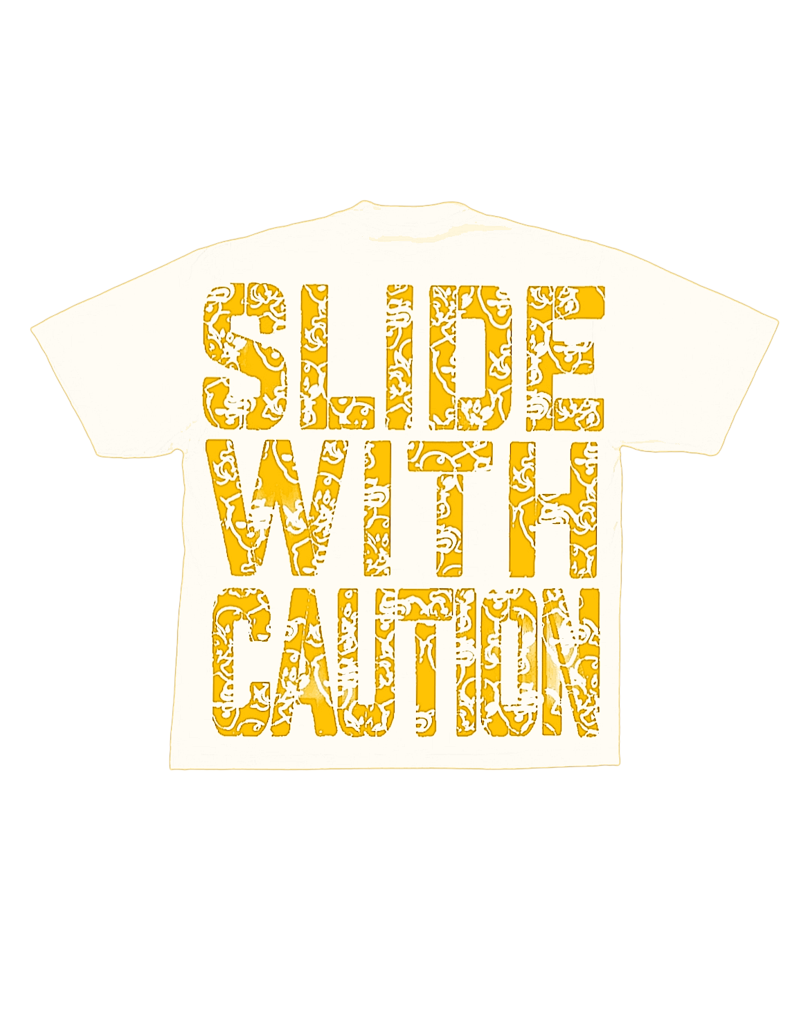 SLIDEWITHCAUTION ⚠️(white T)