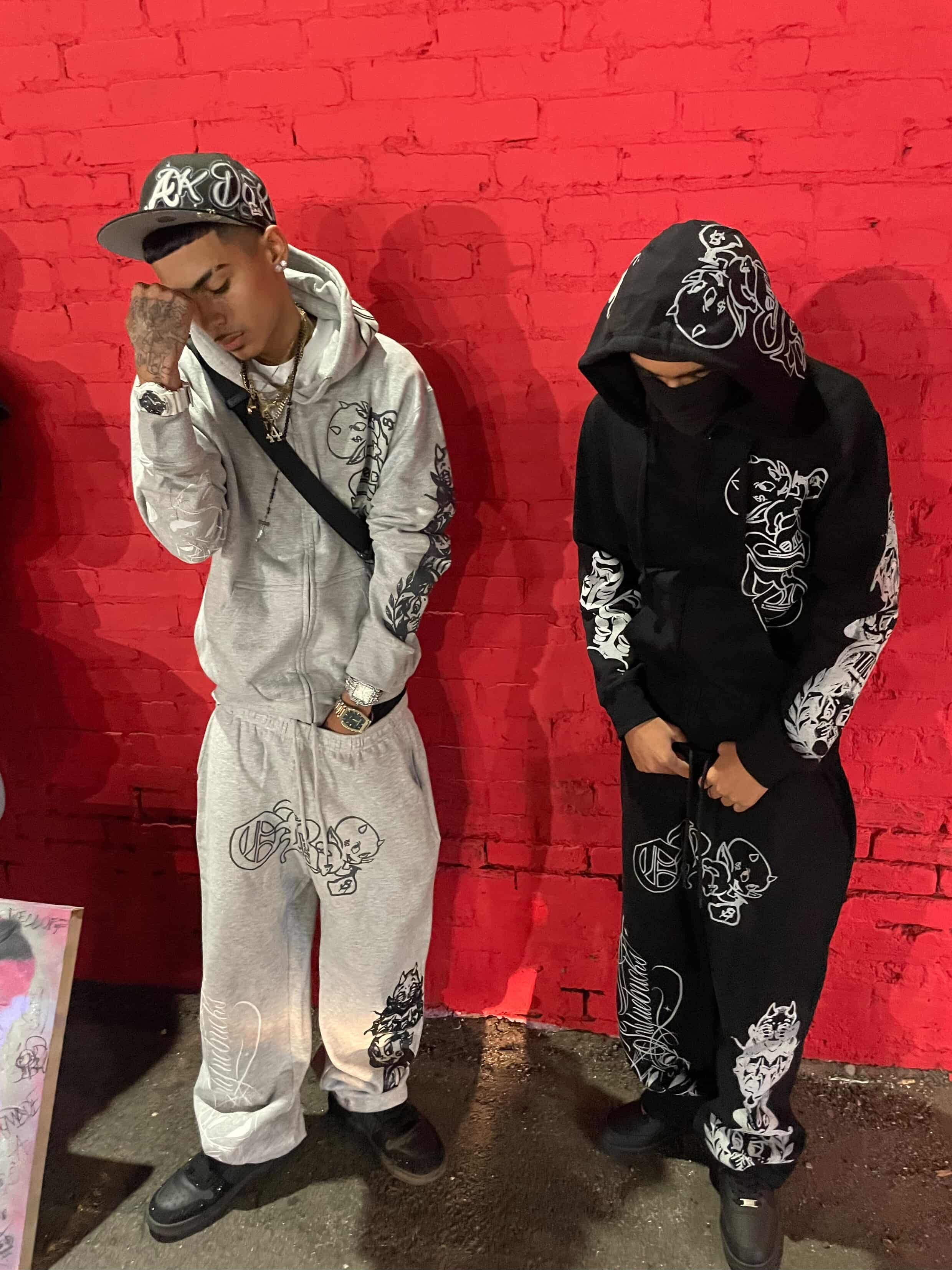 Smile once we rich , zip up  (Blk)