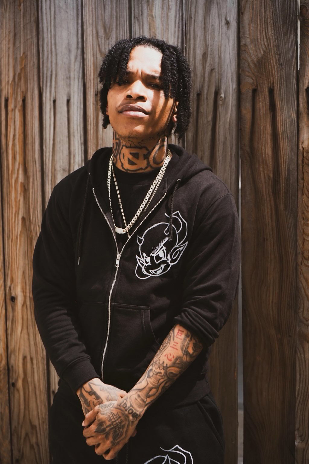 Black tech zip up